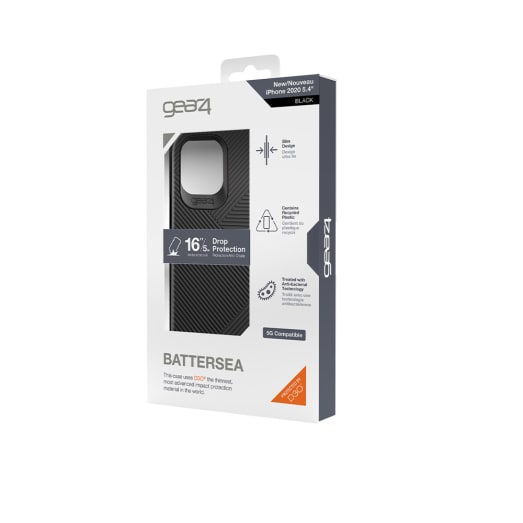 Gear4 D3O Battersea Case Cover for iPhone 12 Mini 5.4" - Black