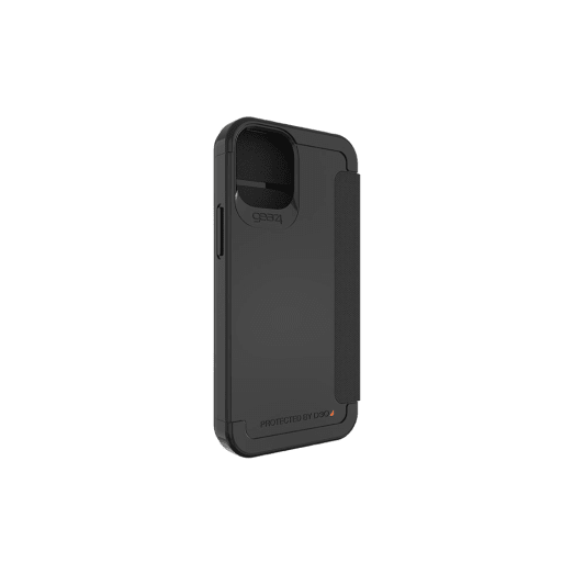 Gear4 D3O Wembley Flip Case Cover for iPhone 12 Mini 5.4" - Black