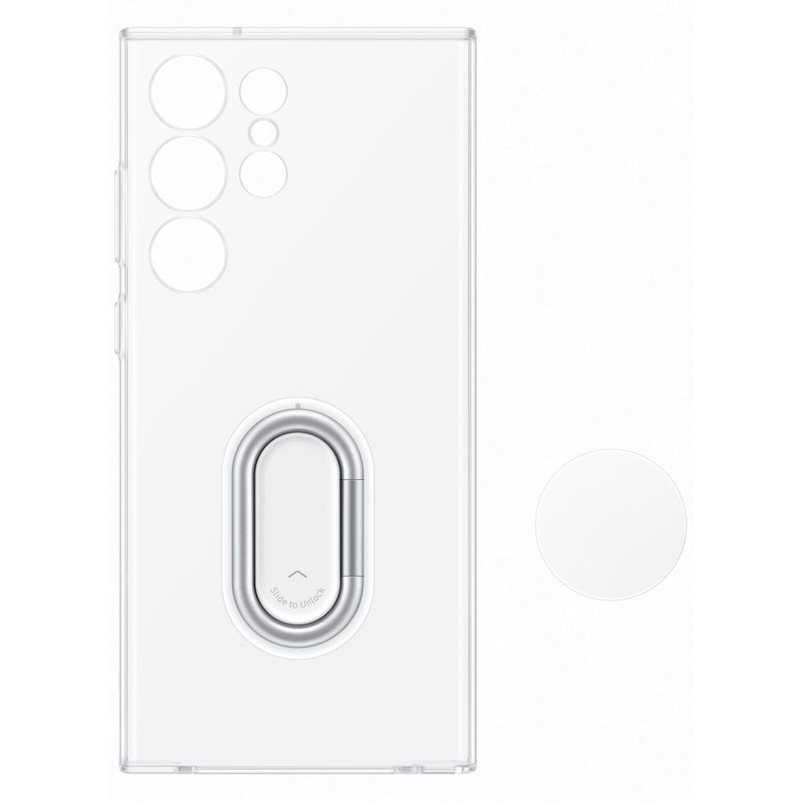 Samsung Clear Gadget Cover Case with Kick Stand for Galaxy S23 Ultra - Clear
