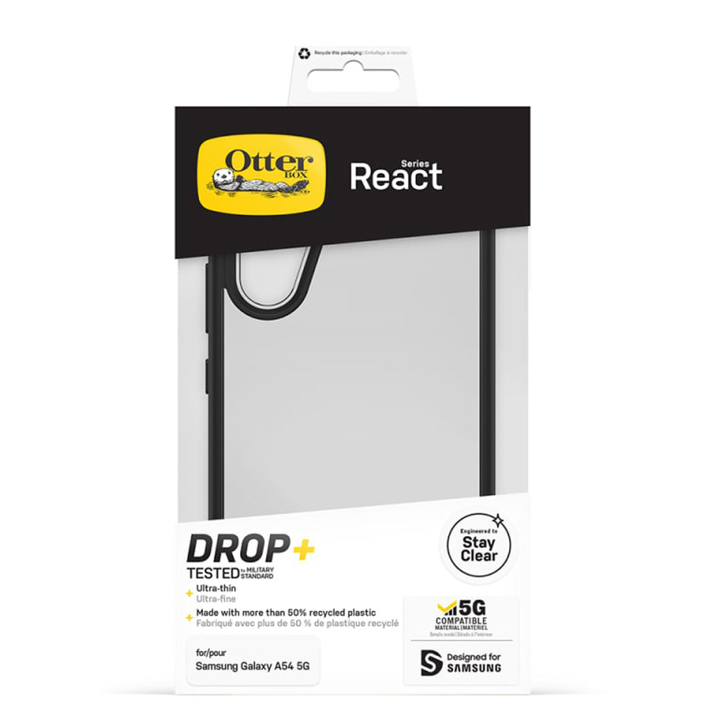Otterbox React Case for Samsung Galaxy A54 5G - Black Crystal