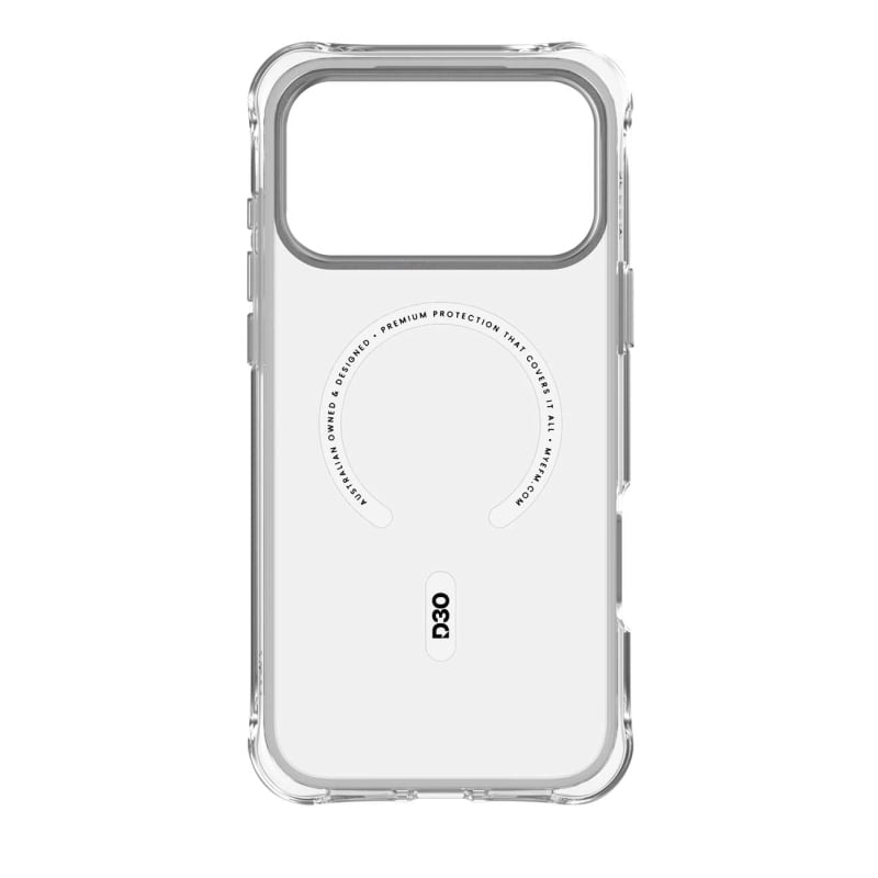 EFM Portland Case with D3O Zero For iPhone 18 Pro Max - White Clear