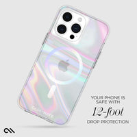 Thumbnail for Case-Mate Soap Bubble MagSafe Case For iPhone 15 Pro Max - Iridescent