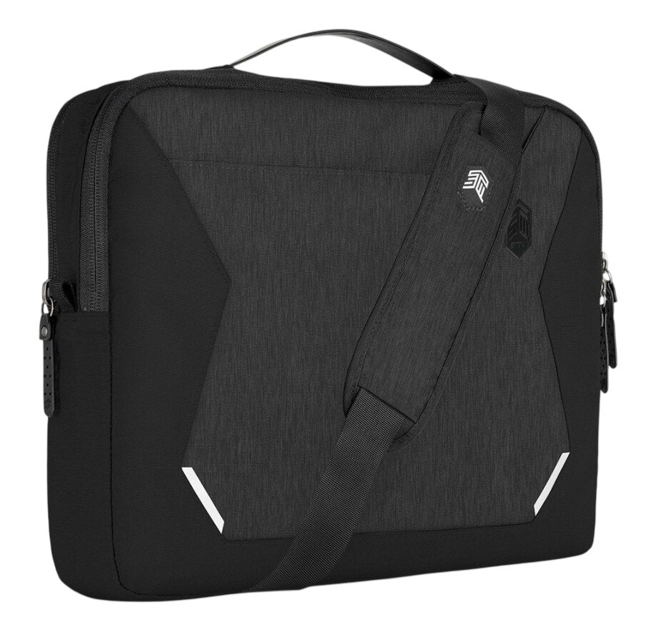 STM (Myth Brief) Laptop Shoulder Bag Fits up to 16" - Magnet Black
