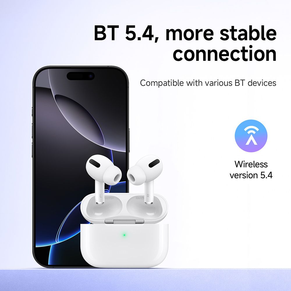 Hoco EW75 Physical Noise Cancelling True Wireless Earphones - White