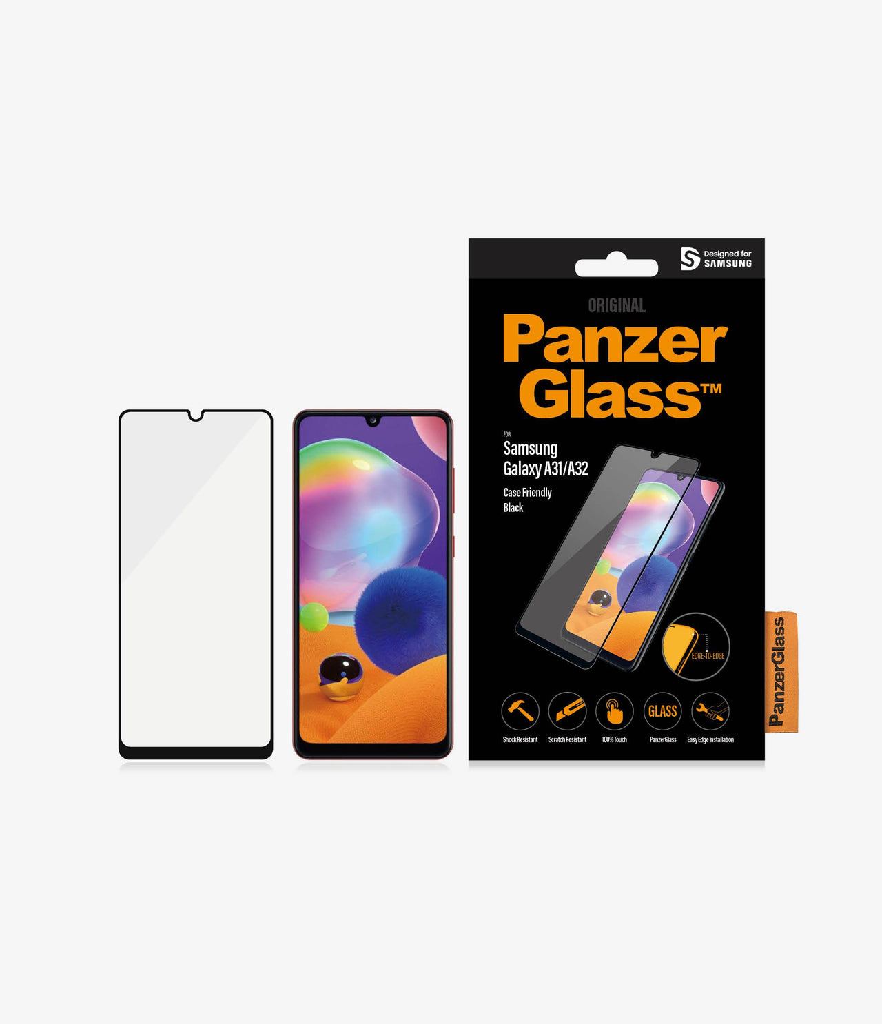 Panzer Glass Screen Protector for Samsung Galaxy A31/A32 4G - Black