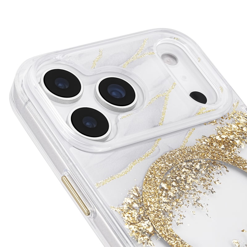 Case-Mate Karat Granite MagSafe Case for iPhone 17 Pro Max - Gold