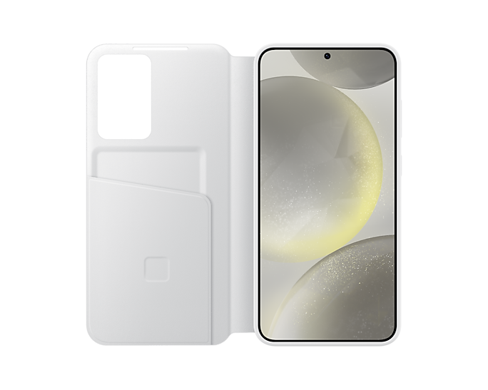Samsung Smart View Wallet Case for Galaxy S24+ (S24 Plus) - White