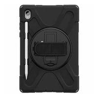 Thumbnail for Samsung (Strike) Rugged Case with Hand Strap & Lanyard for Tab S11 - Black