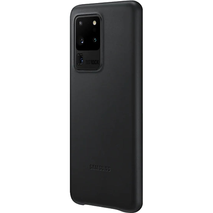 Samsung Galaxy S20 Ultra Leather Cover - Black