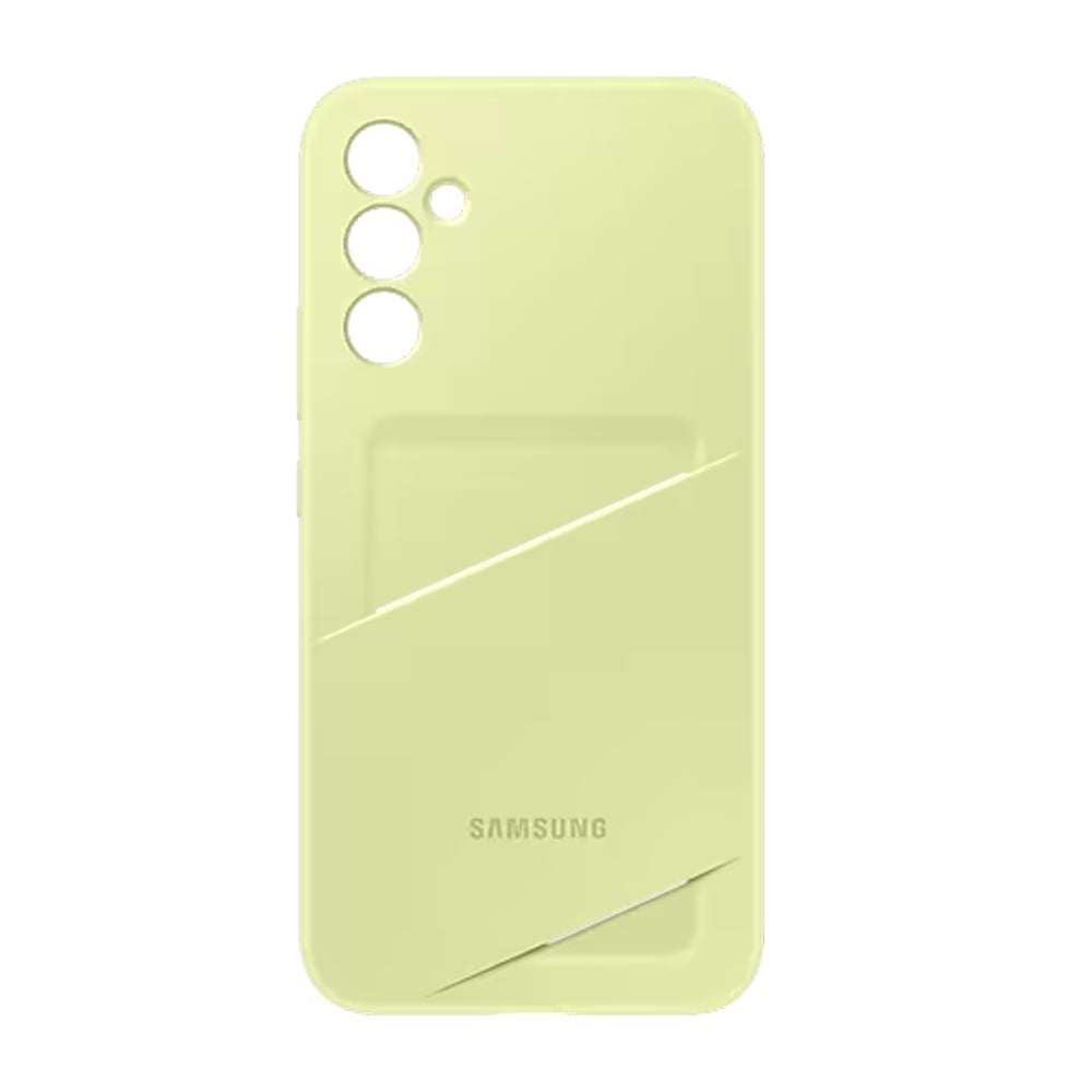 Samsung Card Slot Case for Galaxy A34 - Lime