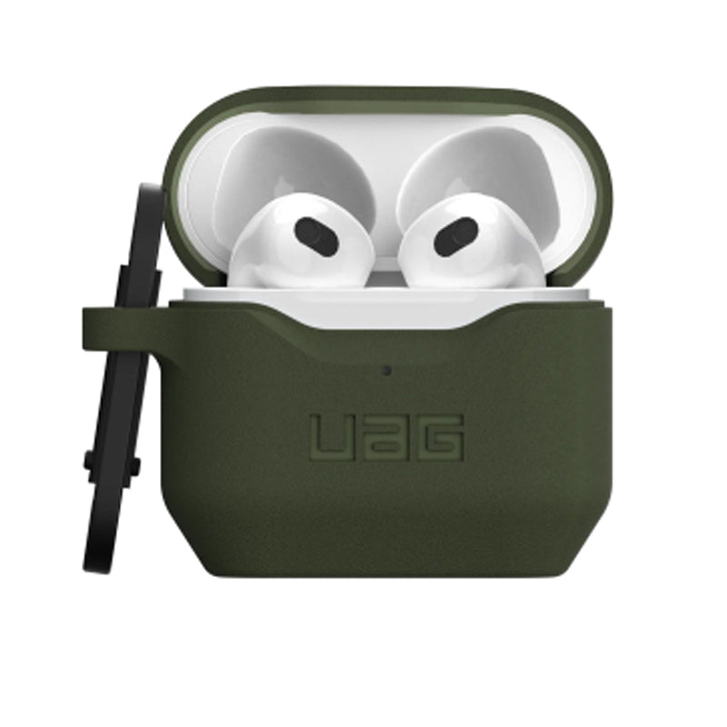 UAG Silicone Case for Apple Airpods Gen 3 Standard Issue- Olive