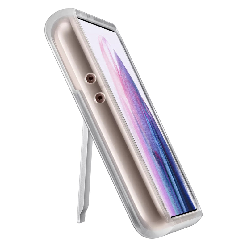 Samsung Clear Standing Cover Case for Galaxy S21 - Clear