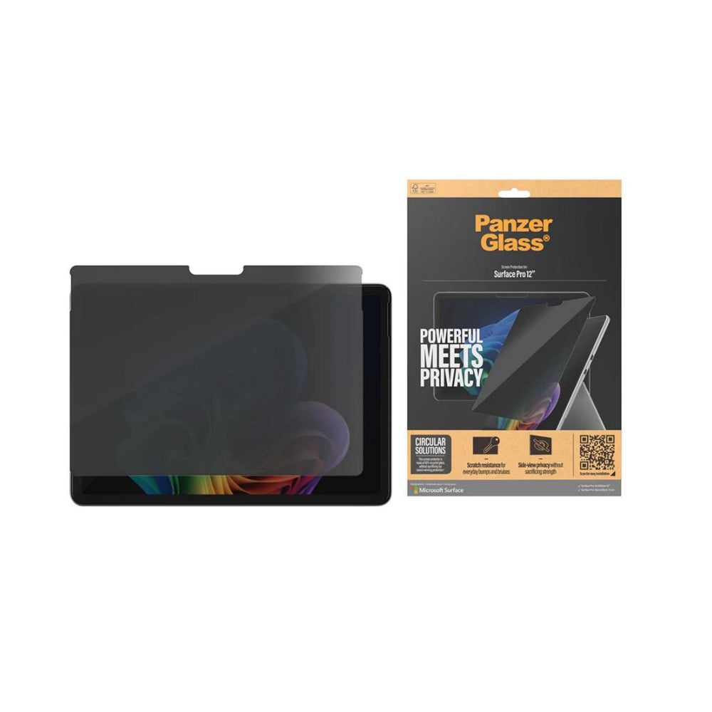 PanzerGlass UltraWide Fit Privacy Screen Protector for Microsoft Surface Pro 12 (1st Ed)