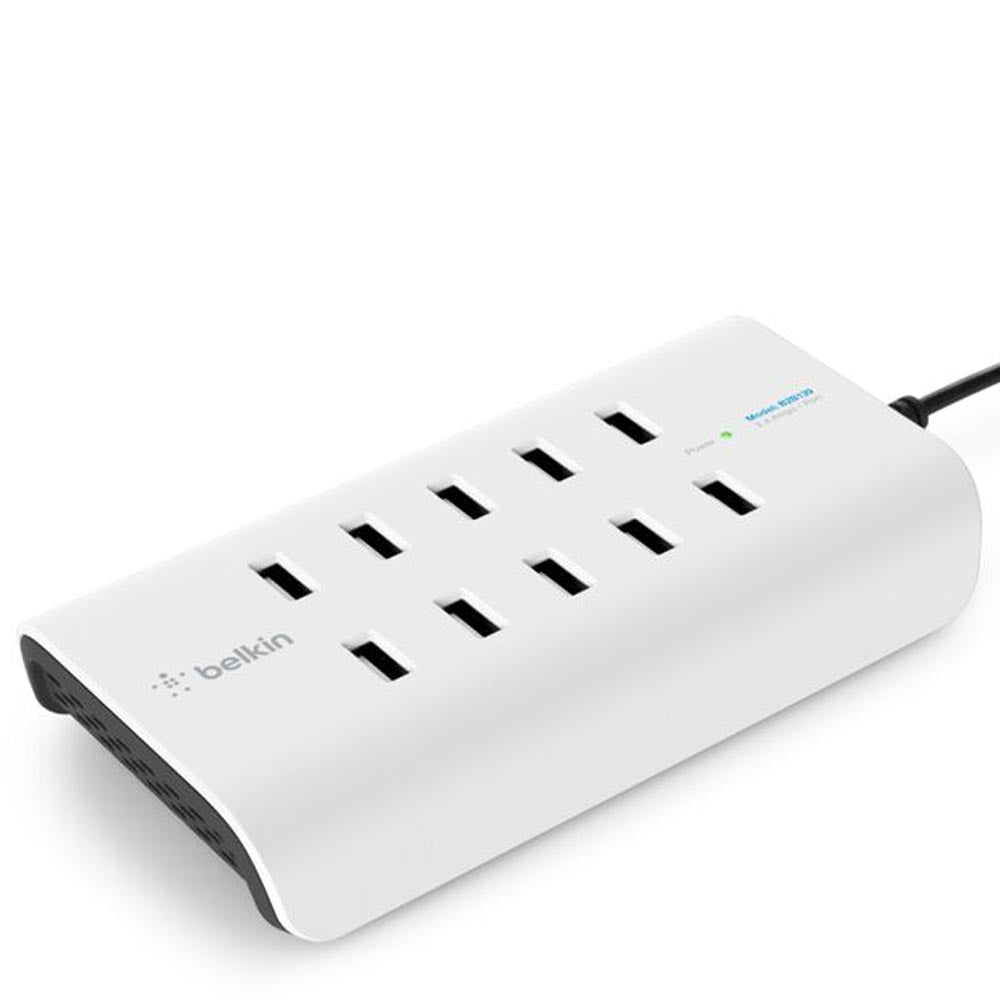 Belkin RockStar 10-Port USB Charging Station - Black