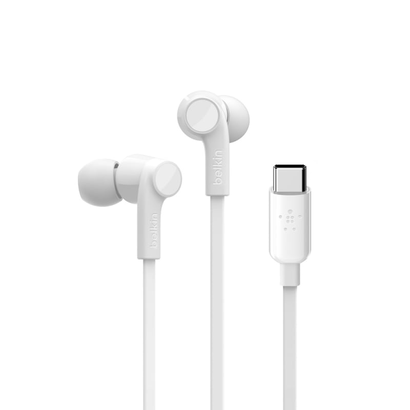 Belkin USB-C IN-EAR Headphones universally compatible - White