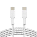 Belkin BoostCharge Braided USB-C to USB-C Cable (1m/3.3ft) -White