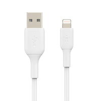 Thumbnail for Belkin BoostCharge Lightning to USB-A Cable, 1m for Apple Devices - White