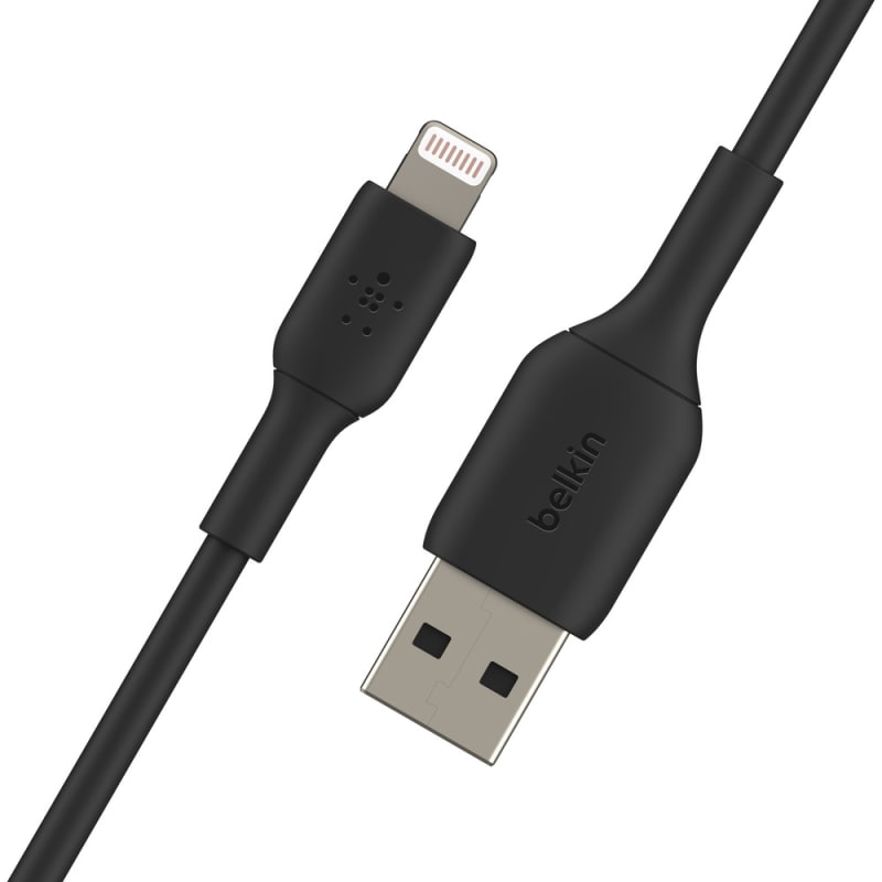 Belkin BoostCharge Lightning to USB-A 2M Cable for Apple Devices - Black