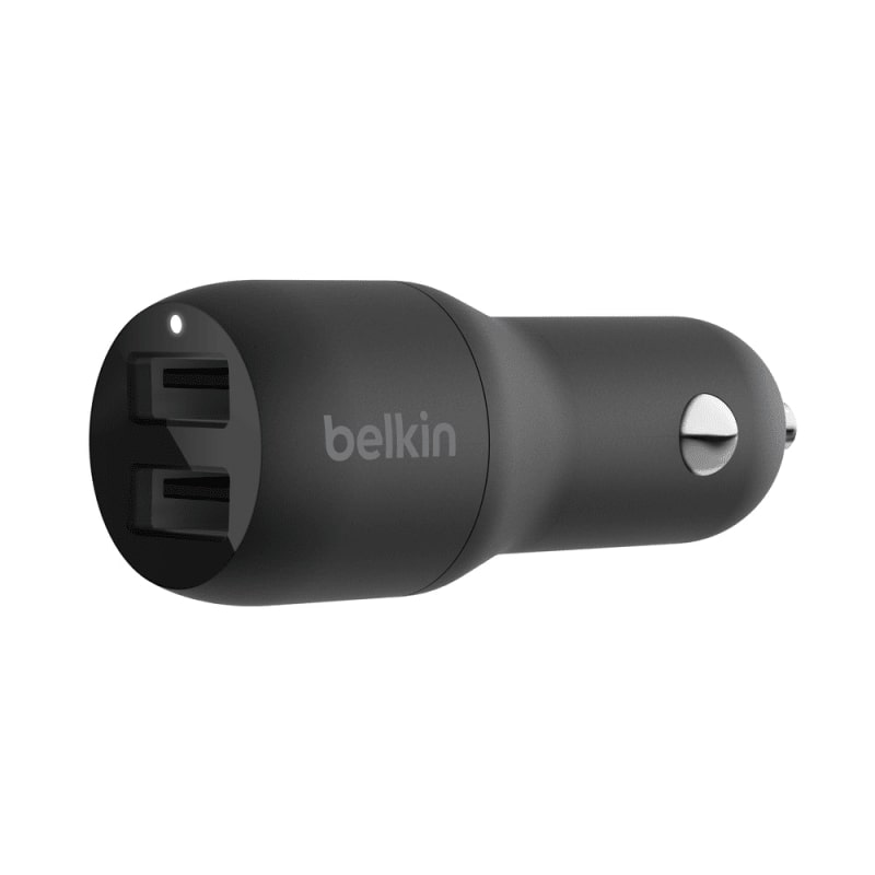 Belkin 24W Car Charger universally compatible - Black