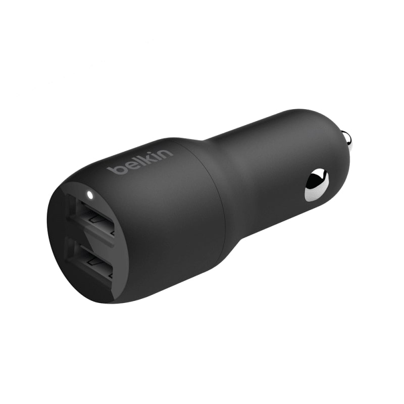 Belkin 24W Car Charger universally compatible - Black