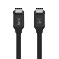 Thumbnail for Belkin USB4 USB-C to USB-C Cable (0.8M/2.6ft) - Black
