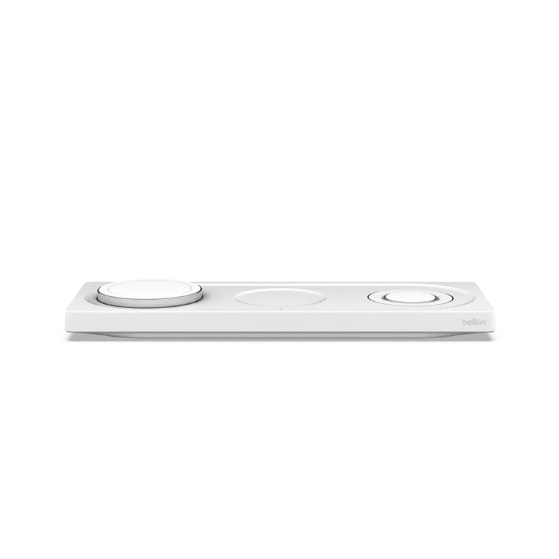 Belkin BoostCharge PRO 3-in-1 Wireless Charging Pad with MagSafe - White