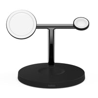 Thumbnail for Belkin BoostCharge PRO 3-in-1 Wireless Charger Stand MagSafe 2023 Model - Black