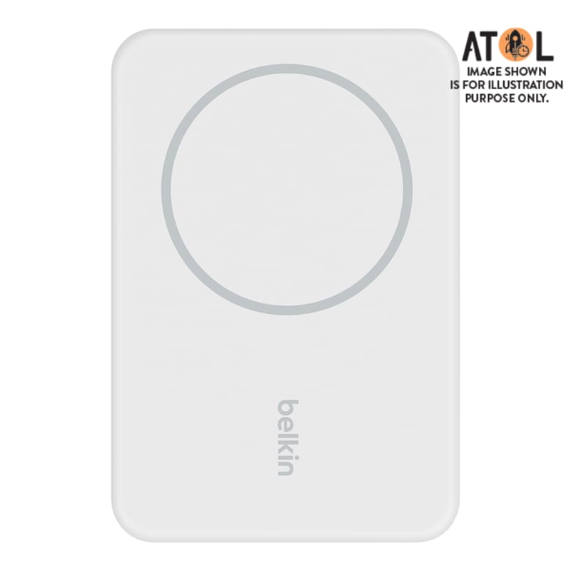 Belkin Boost Up Charge Magnetic Wireless Power Bank 5,000mAh with stand - White