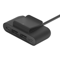 Thumbnail for Belkin BoostCharge 4-Port USB Power Extender 2m - Black