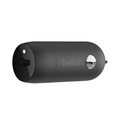 Belkin Boost Up 30W USB-C PD3.0 PPS Car Charger USB-C to Lightning Cable - Black