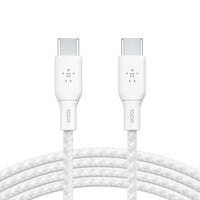 Thumbnail for Belkin BoostCharge USB-C to USB-C Cable (2 Pack) 100W - White