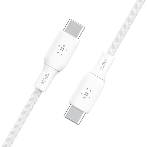 Belkin BoostCharge USB-C to USB-C Cable (2 Pack) 100W - White