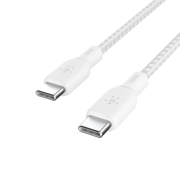 Belkin BoostCharge USB-C to USB-C Cable (2 Pack) 100W - White