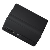 Thumbnail for Samsung Leather Flip Cover for Galaxy Fold3 - Black