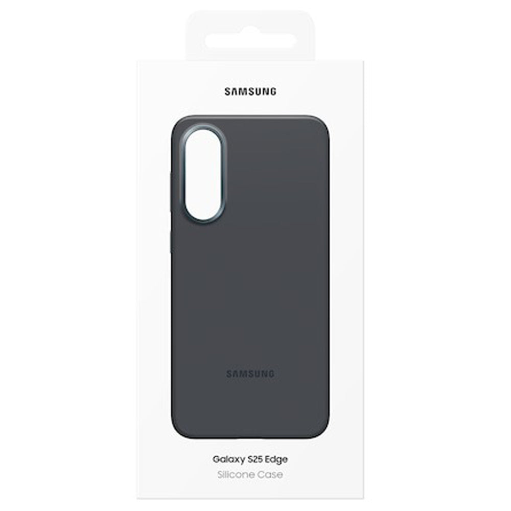 Samsung Silicone Case for Galaxy S25 Edge  - Black
