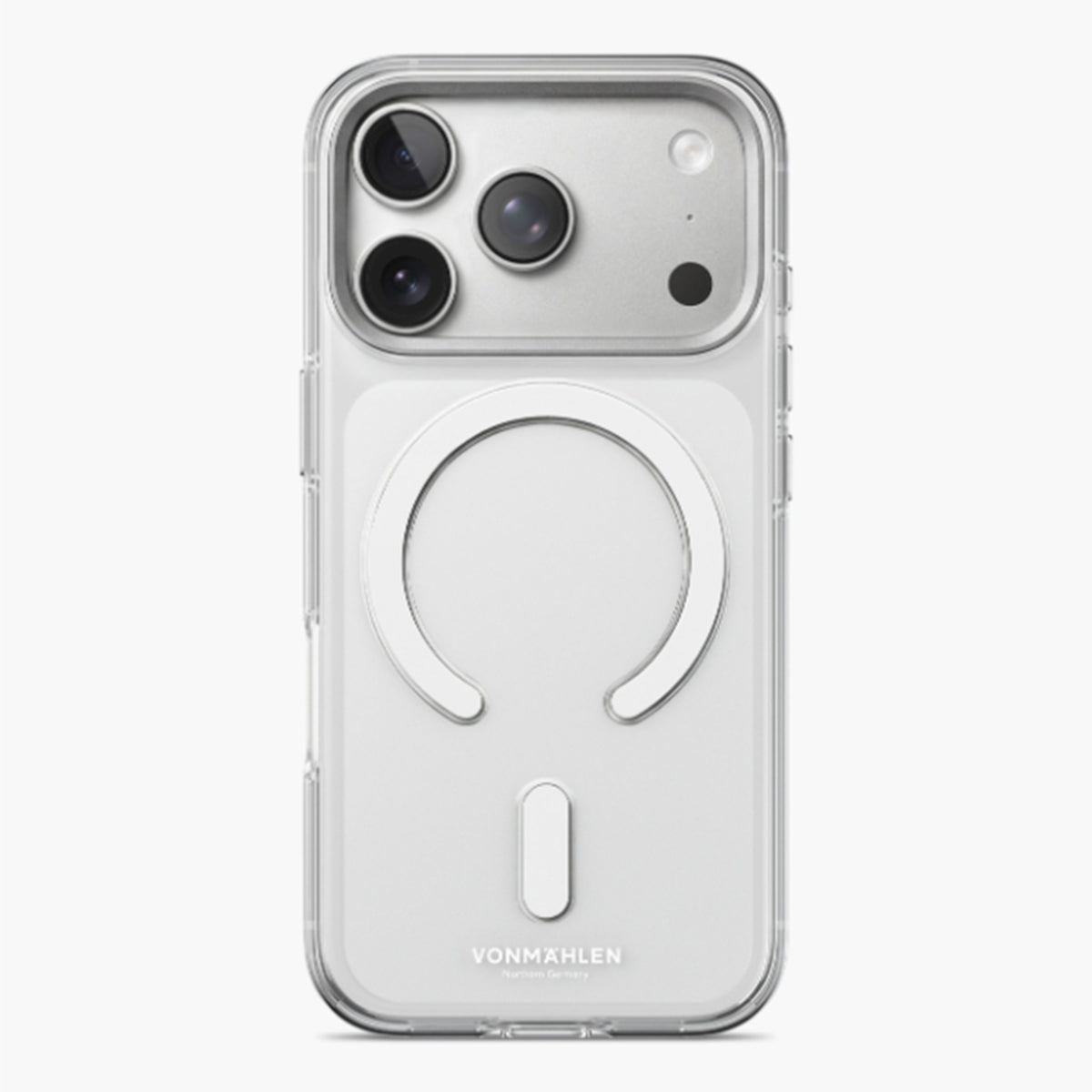 Vonmahlen Transparent Case 3 + Kickstand for iPhone 18 Pro Max - Clear