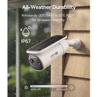 Thumbnail for Baseus Security S2 Outdoor Camera 4K - White