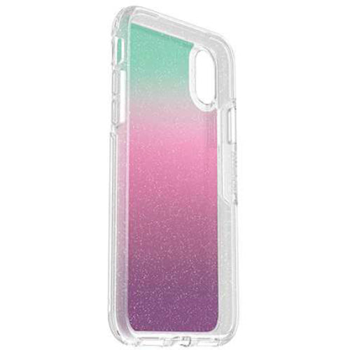 Symmetry Series for iPhone X/Xs - Gradient Energy (Teal/Purple/Pink Glitter)