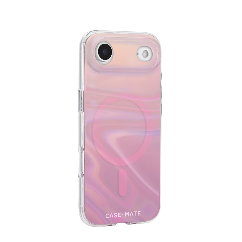 Case-Mate Peach Bubble MagSafe Case for iPhone Air - Iridescent