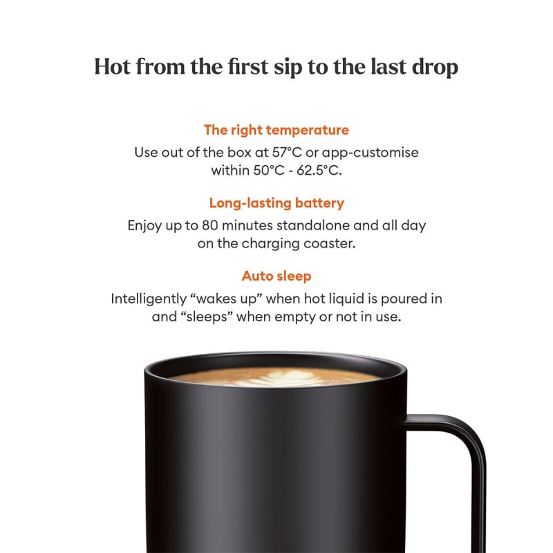 Ember Mug 8 14 oz (414 ml) - Black