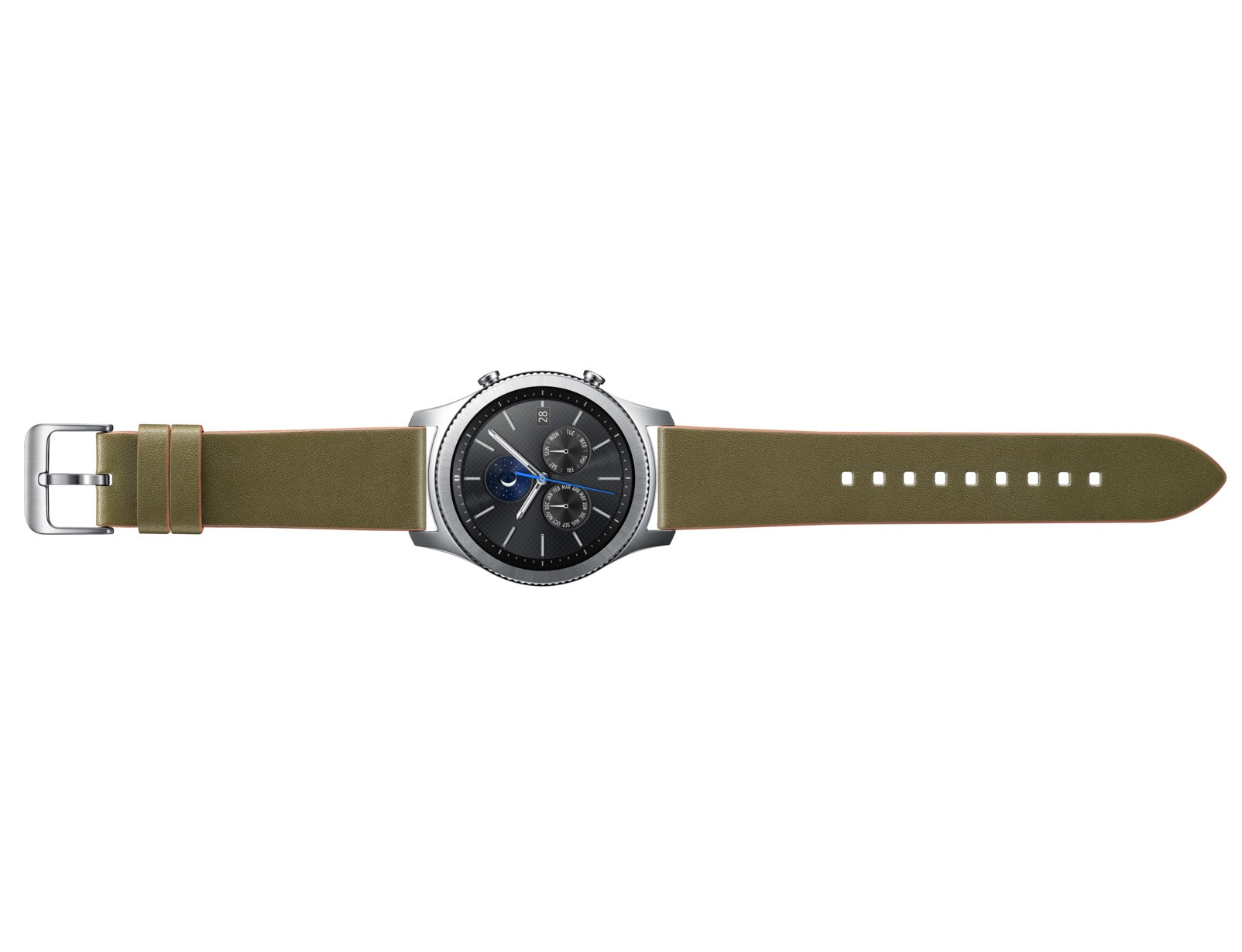 Samsung Classic Leather Band for Gear S3 - Olive Green