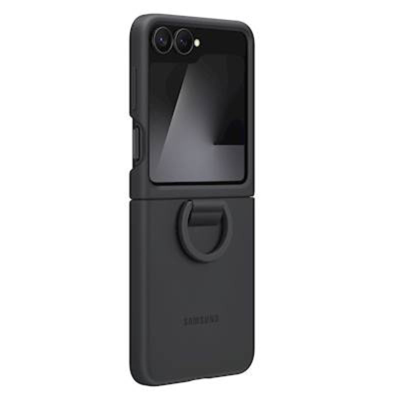Samsung Silicone Ring Case for Galaxy Z Flip7FE / Flip6 - Black
