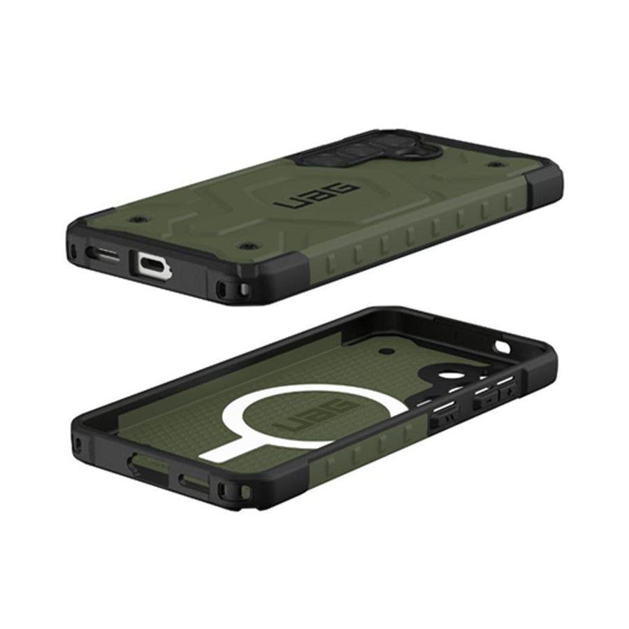 UAG Pathfinder Magnet Case for Samsung Galaxy S25 Olive Drab - Black