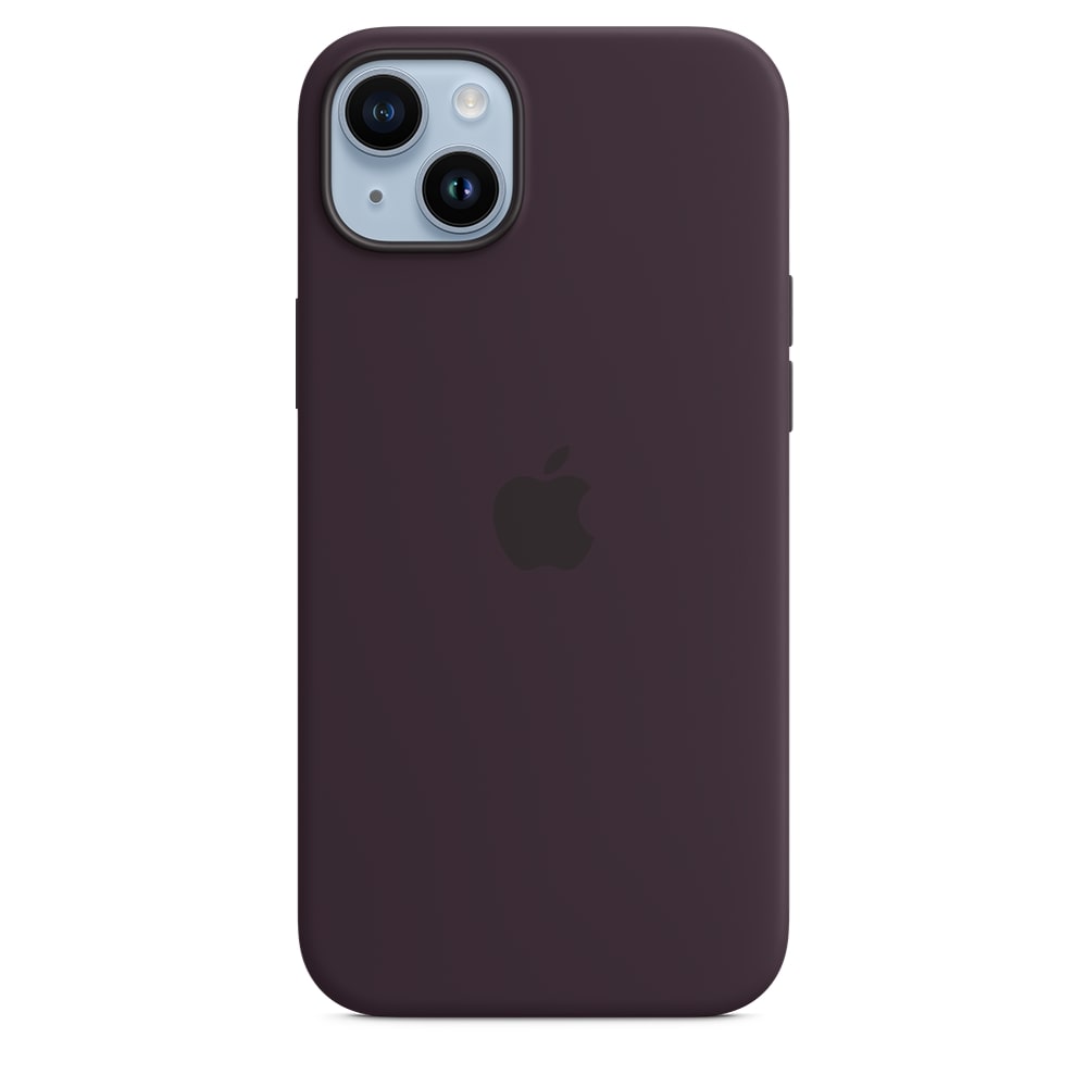 Apple Silicone Case with Magsafe for iPhone 14 Plus - Elderberry
