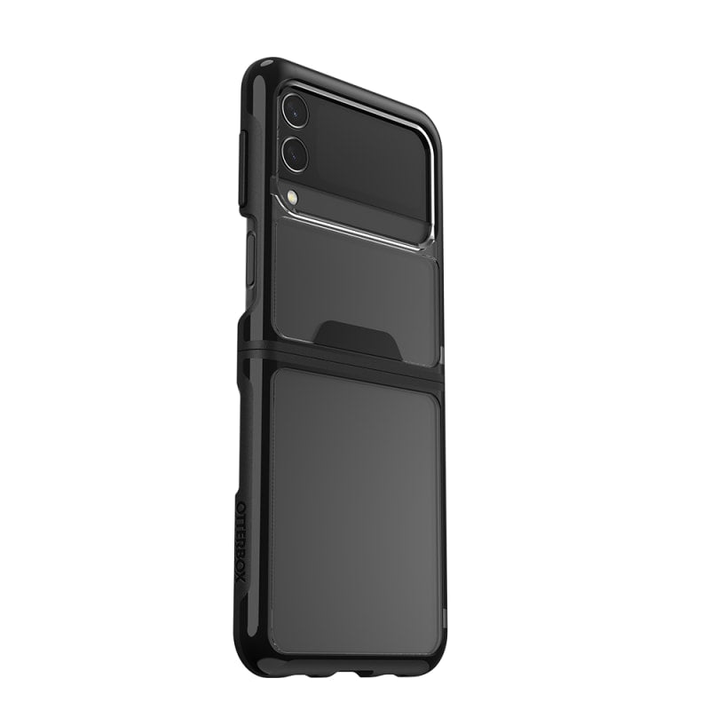 Otterbox Symmetry Flex Case For Samsung Galaxy Z Flip 3 5G - Black / Clear