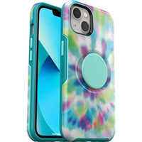 Thumbnail for OtterBox Otter + Pop Symmetry Apple iPhone 13 Case - Green/Blue/Purple