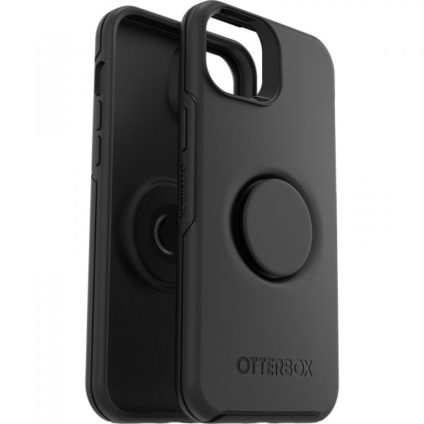 Otterbox Apple Iphone 14 Plus Otter + Pop Symmetry Series Antimicrobial Case - Black