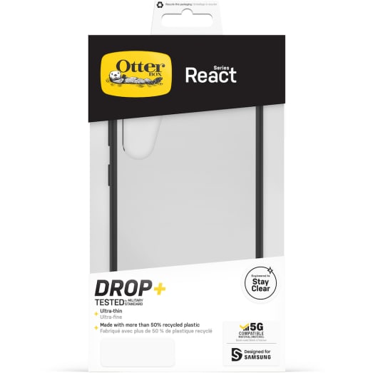 Otterbox React Case for Samsung Galaxy S23+ - Clear / Black