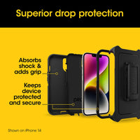 Thumbnail for OtterBox Defender Series Case for iPhone 15 Pro Max - Black
