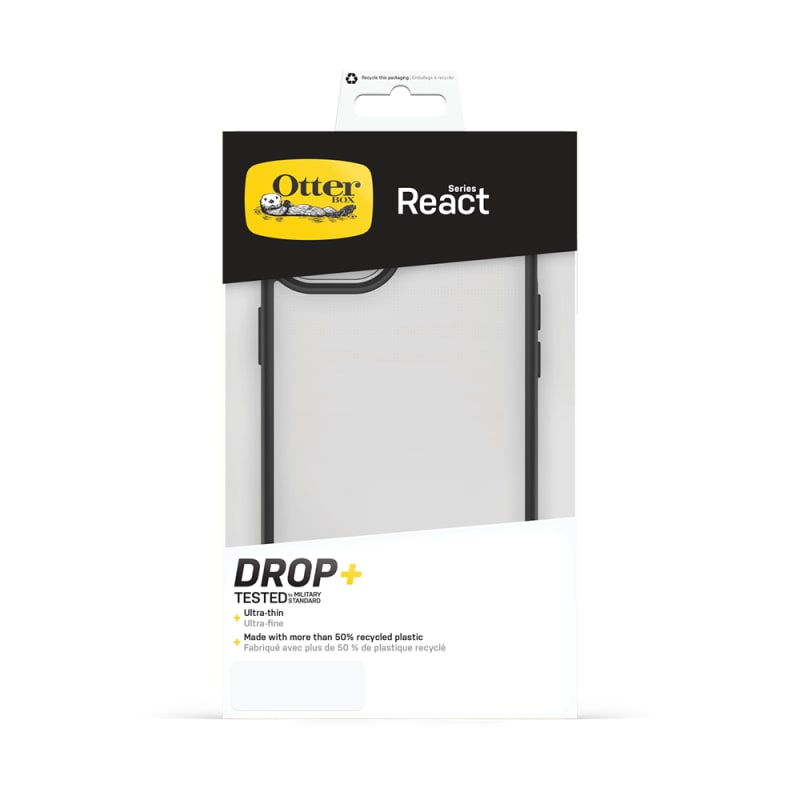 Otterbox React Case for iPhone 15 Plus - Black Crystal